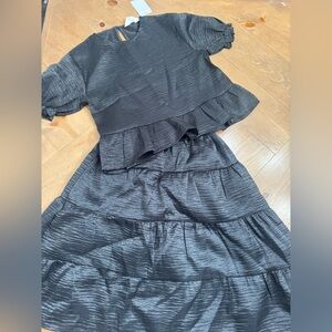 H&M Black Kids Matching Set